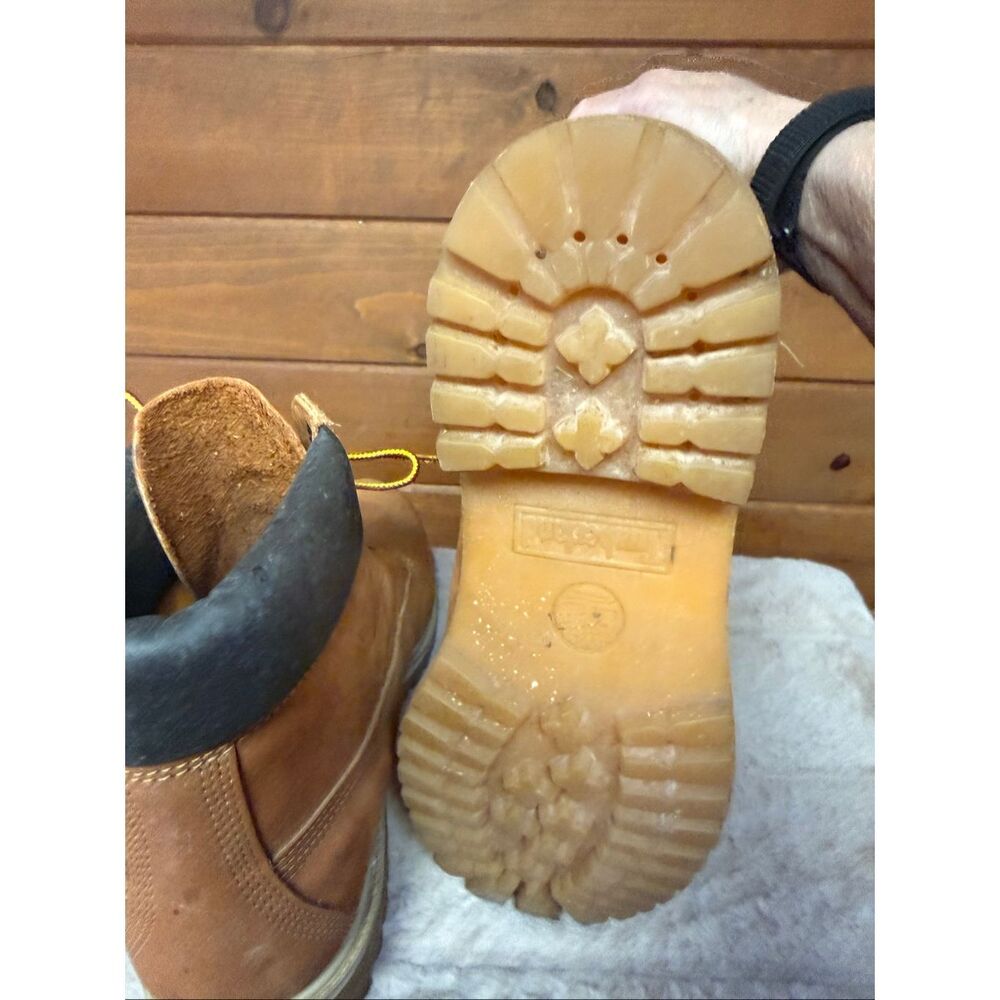 Timberland Men's 6-Inch Premium Waterproof Boots rust nubuck Sz 9.5 72066 - Picture 4 of 8